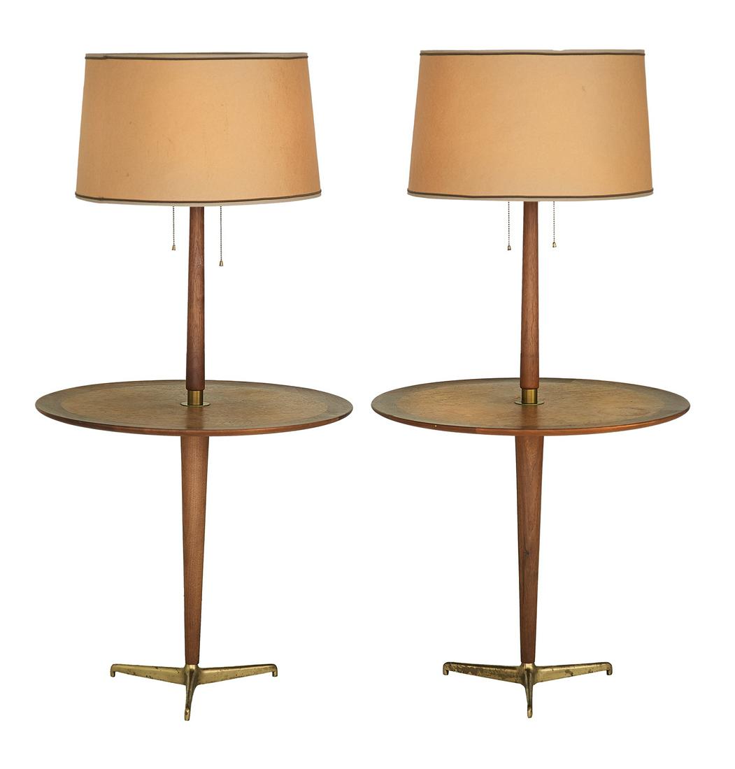 Edward Wormley for Dunbar Walnut Lamp Tables (1 of 1)