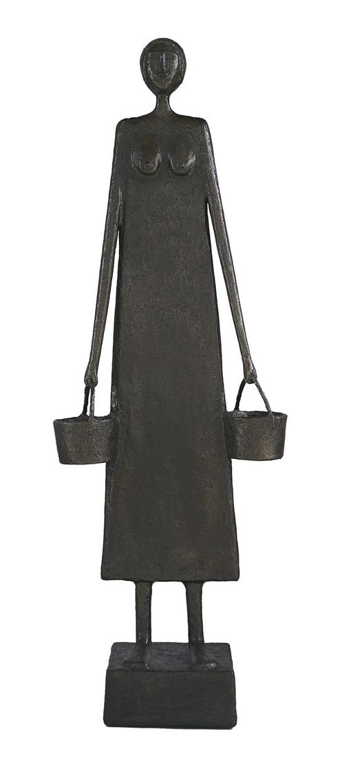 Whimsical Life-Size Sculpture of a Water-Bearer (1 of 2)