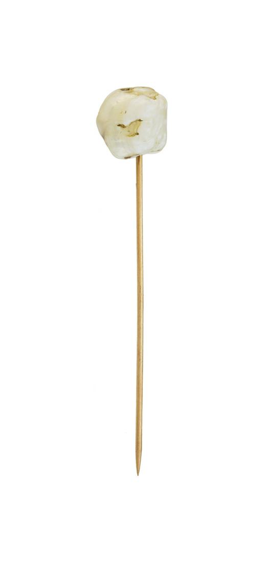 Antique American Baroque Pearl Stickpin (1 of 1)