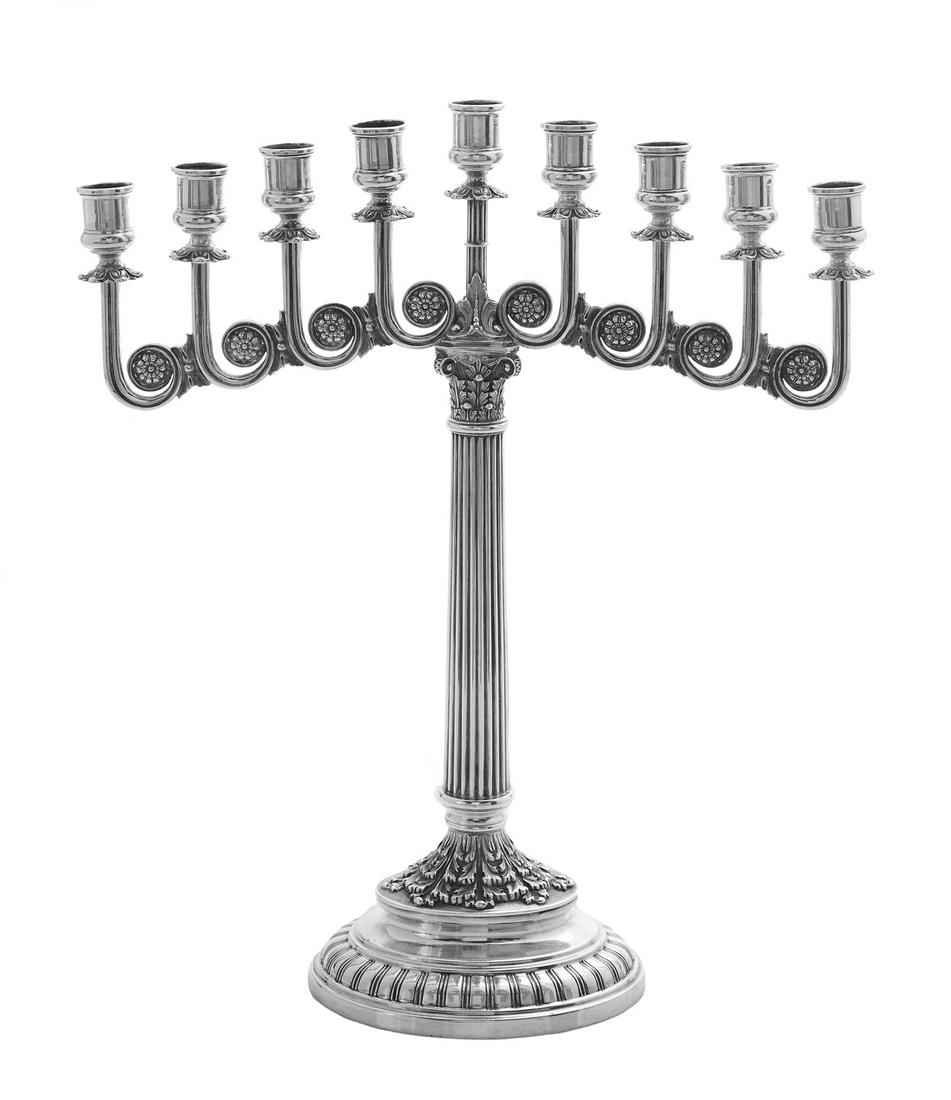 Buccellati Sterling Silver Menorah (1 of 2)