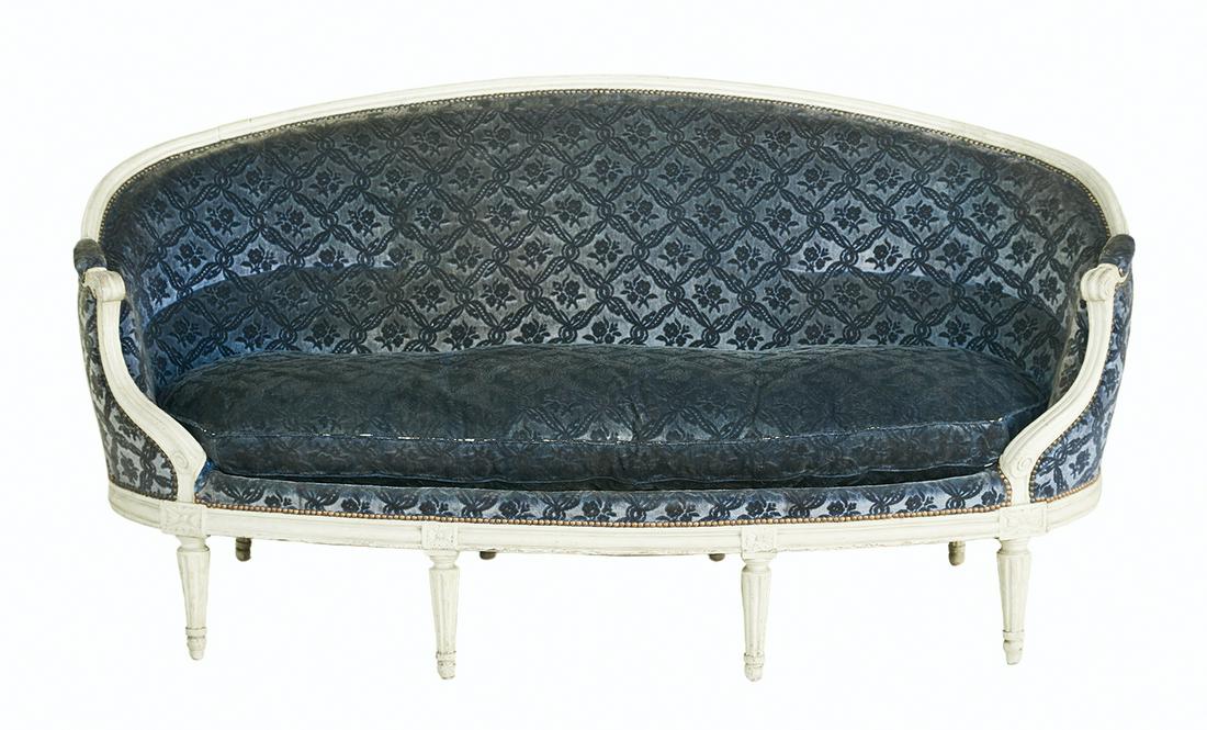 Louis XVI-Style Painted Sofa (1 of 2)