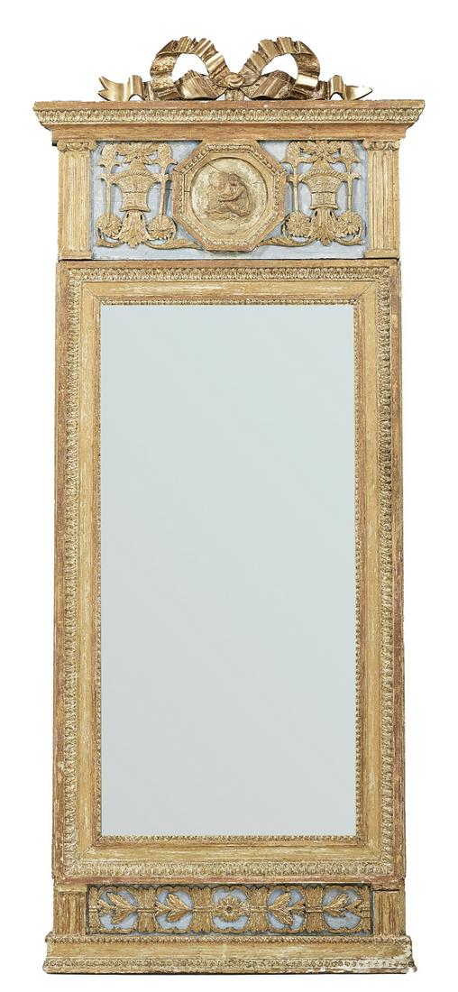 Swedish Gustavian Giltwood Pier Mirror (1 of 2)