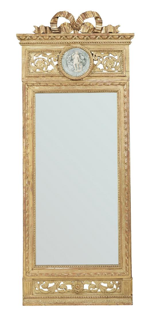 Swedish Gustavian Giltwood Pier MIrror (1 of 2)