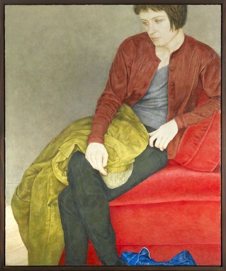 Sara Rossberg (British, b. 1952): Sara Rossberg (British, b. 1952) "Icing", 1989, acrylic on canvas, monogrammed and dated lower left, titled, dated and signed stretcher verso, retains gallery label on the reverse "Stiebel Modern, 32 