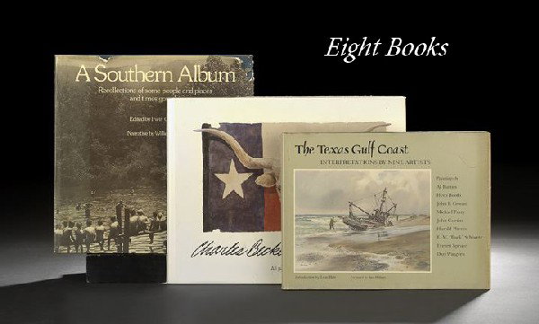 8 Books on Texas & Other Southern Art & Culture: Eight Books on Texas and Other Southern Art and Culture, including Charles Beckendorf, Texas, Leon Hale, introduction, The Texas Gulf Coast: Interpretations by Nine Artists, Cecilia Steinfeldt, The On
