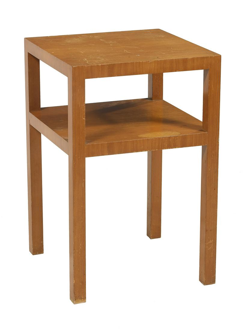T. H. Robsjohn-Gibbings Birch Side Table (1 of 2)