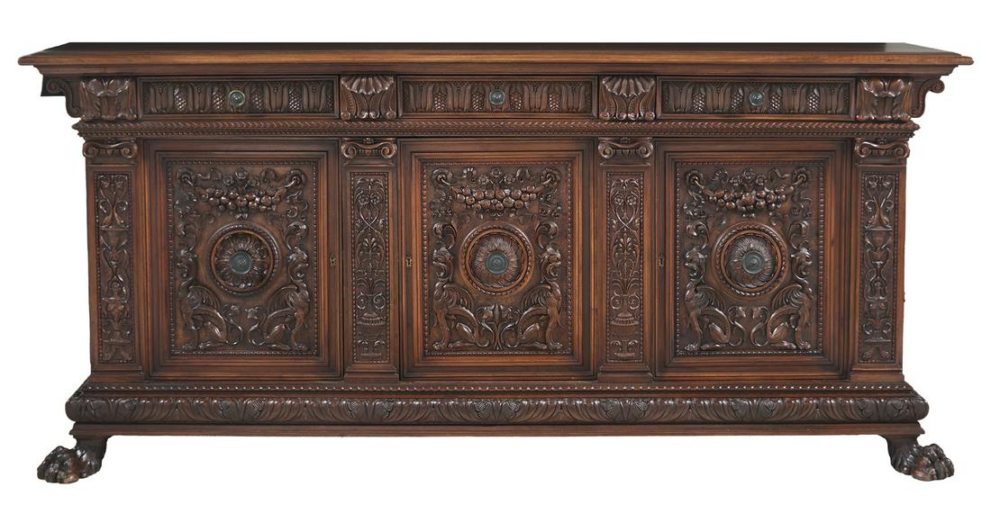Italian Walnut Cabinet (1 of 1)