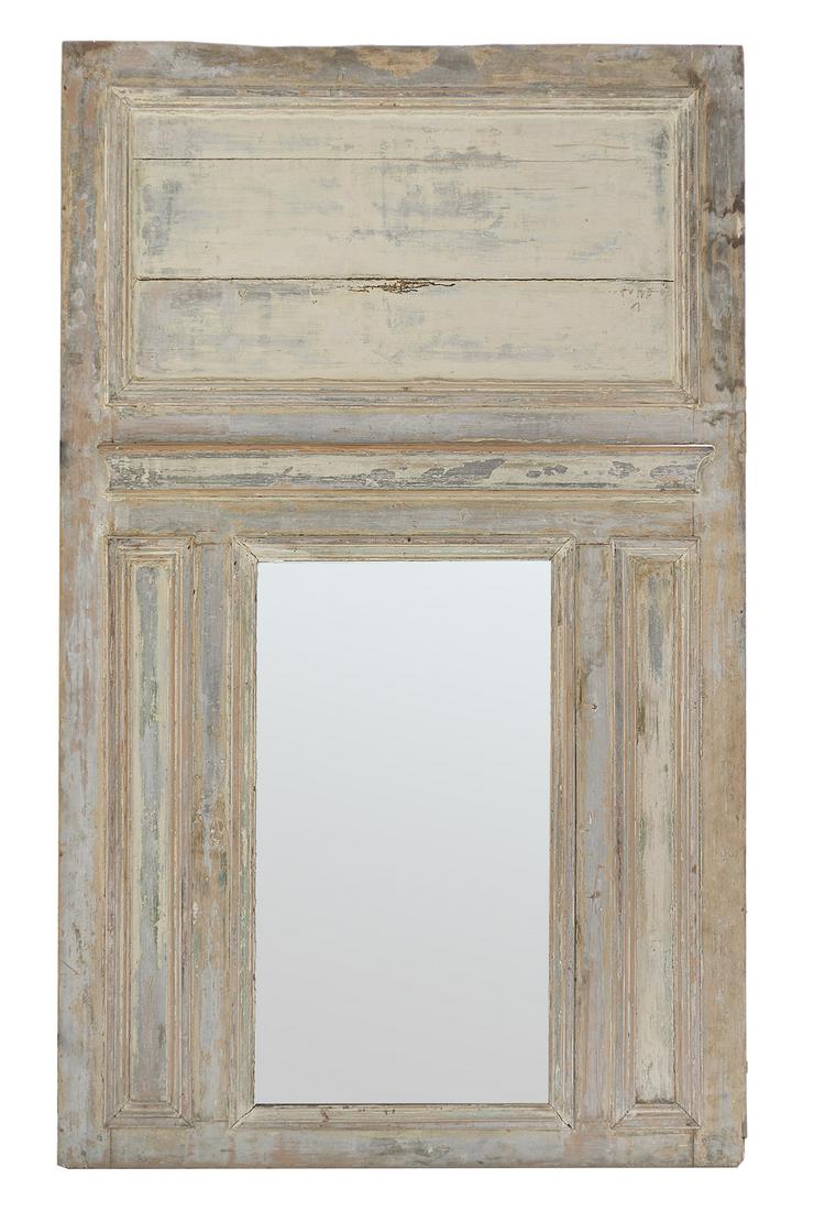 Wooden Trumeau Mirror (1 of 2)