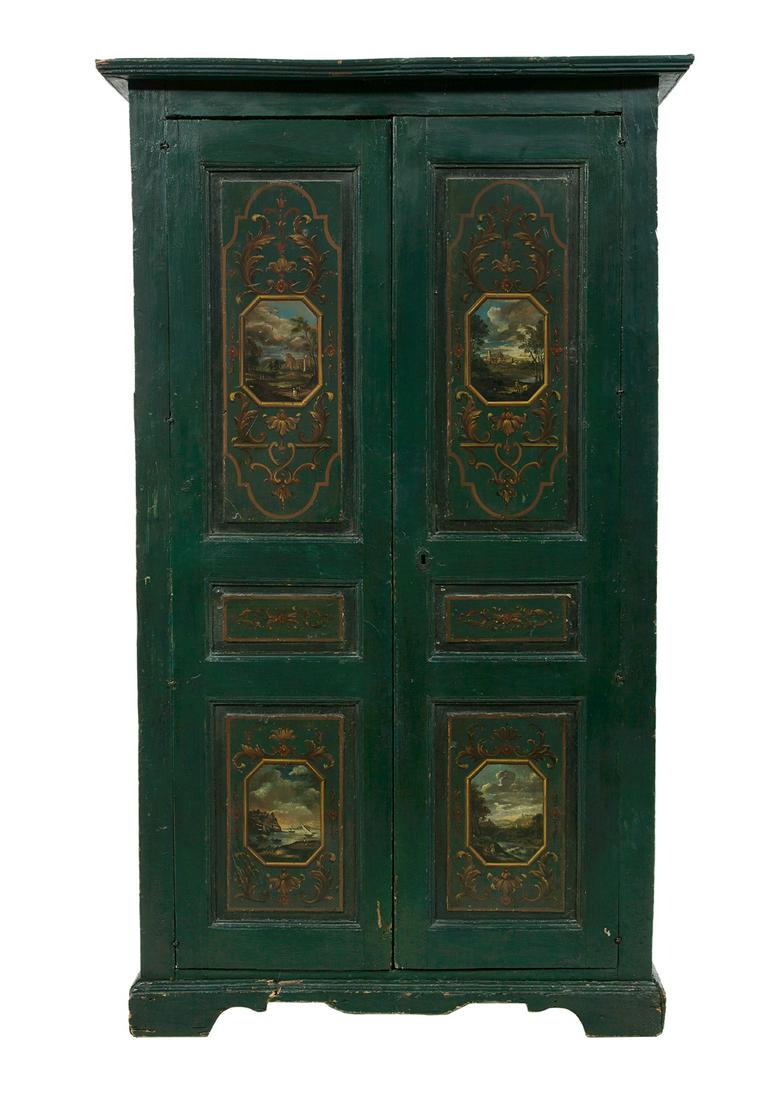 Continental Scenic-Decorated Cabinet (1 of 6)