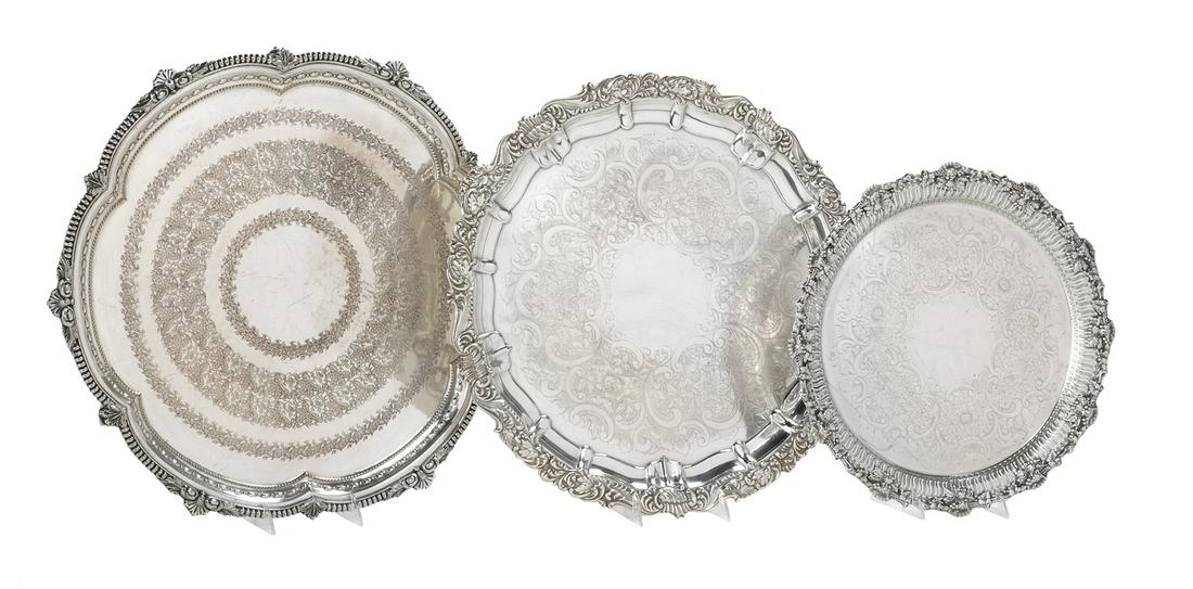 Three Silverplate Platters (1 of 1)