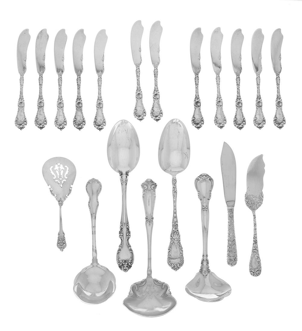 Twenty Pieces of American Sterling Flatware (1 of 1)