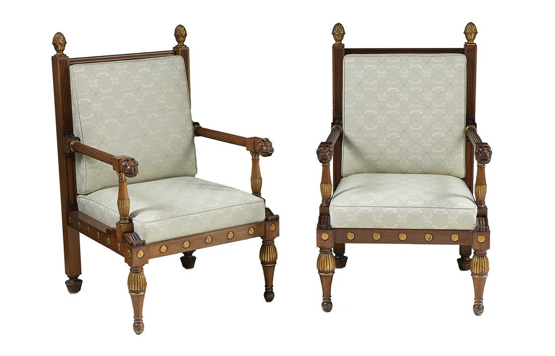 Regency-Style Armchairs After Thomas Hope (1 of 2)