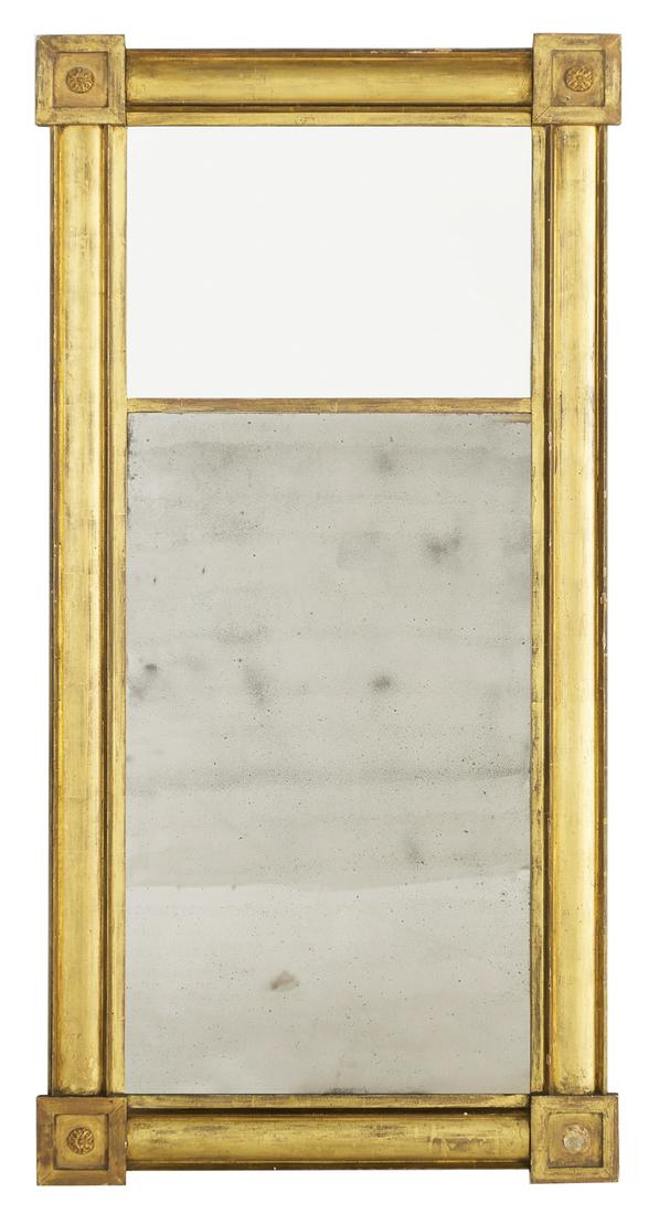 American Late Classical Giltwood Mirror (1 of 2)