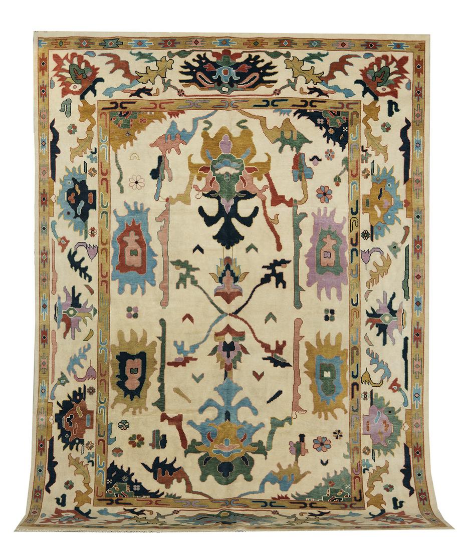 Turkish Angora Oushak Carpet (1 of 1)