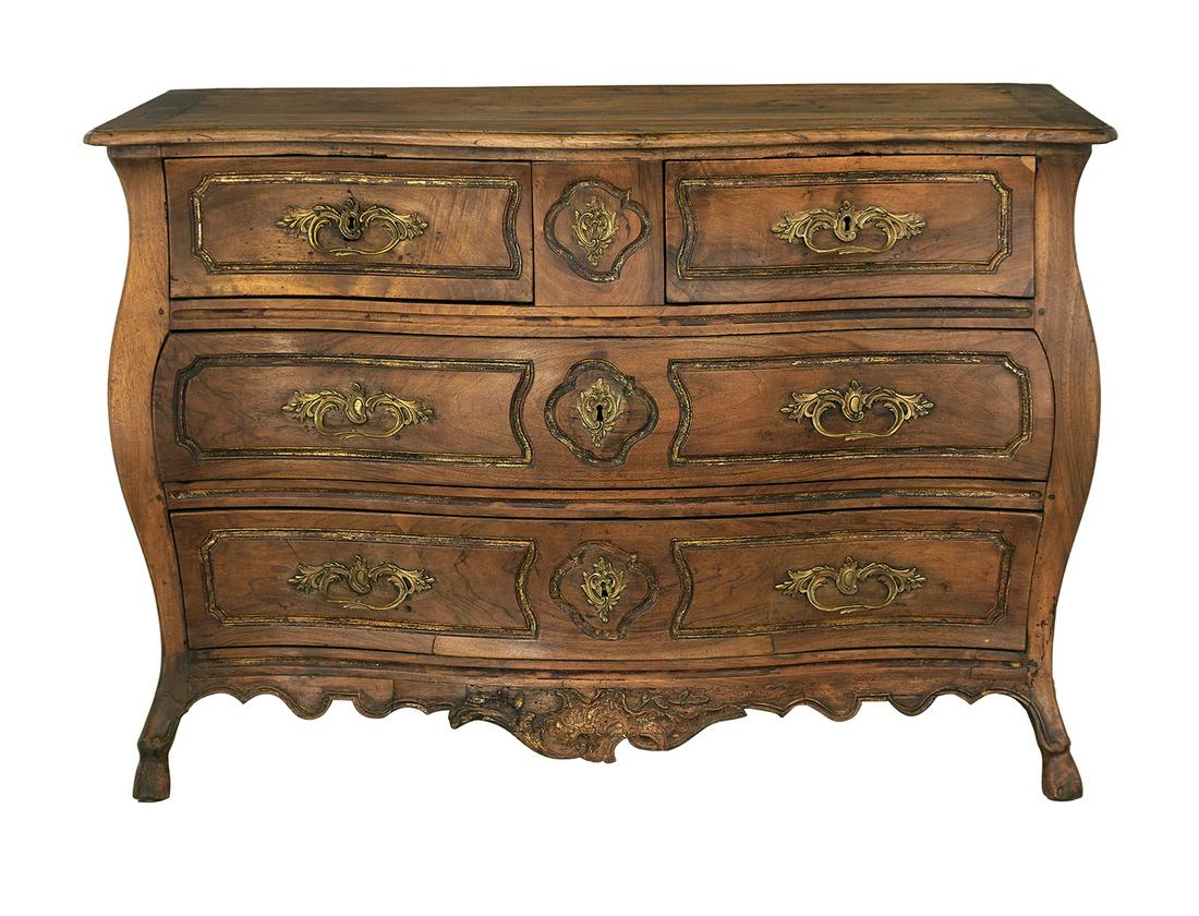 Louis XV Walnut Commode (1 of 3)