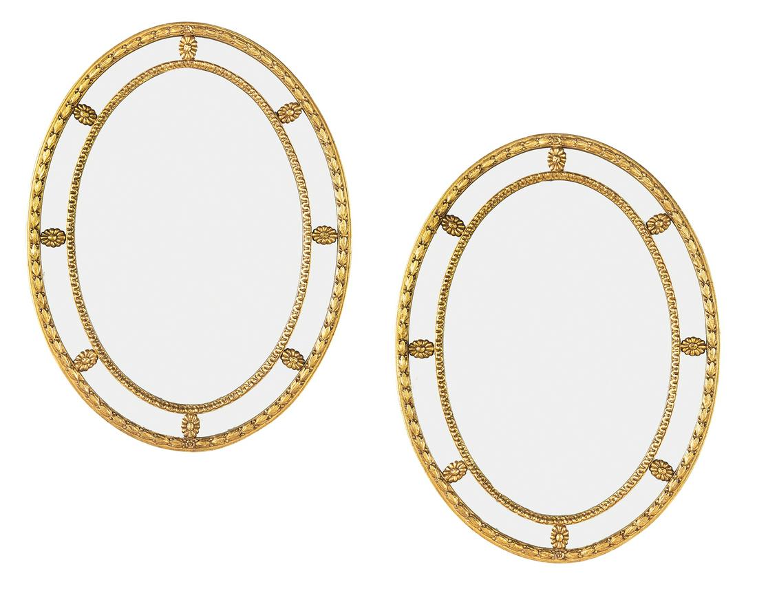 Pair of Giltwood Mirrors in the Regency Taste (1 of 5)