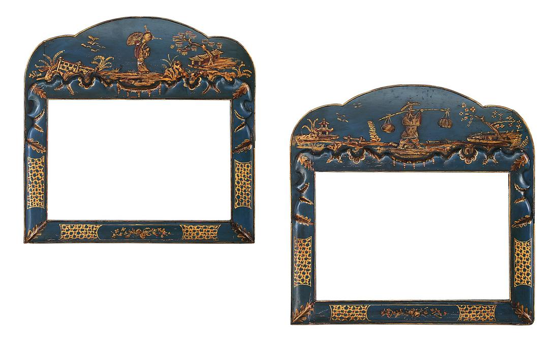 Pair of Edwardian Chinoiserie Mirrors (1 of 5)