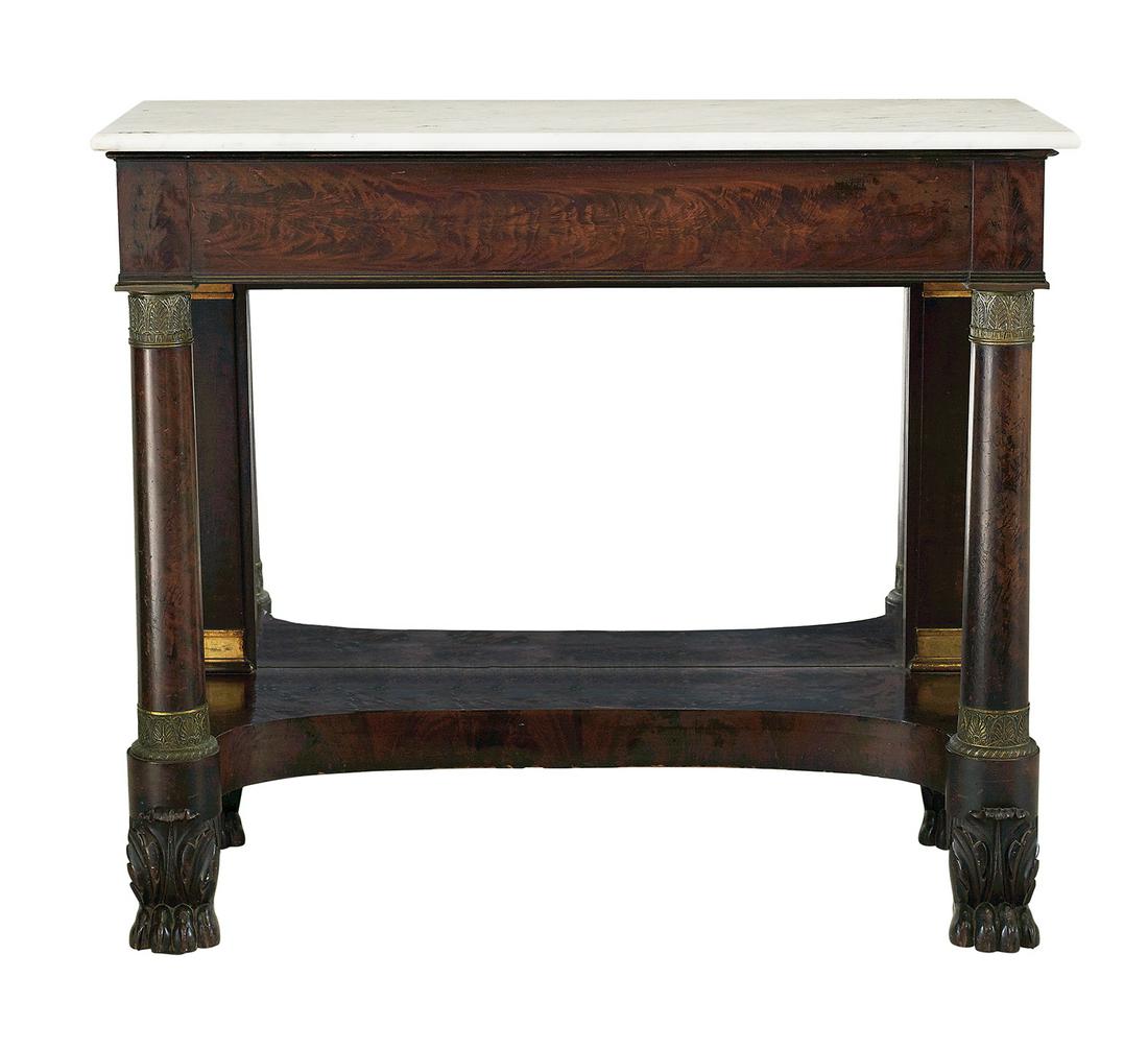 American Classical Mahogany Pier Table (1 of 2)