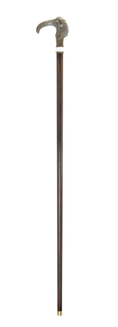 Imperial Russian-Style Agate Walking Stick (1 of 3)