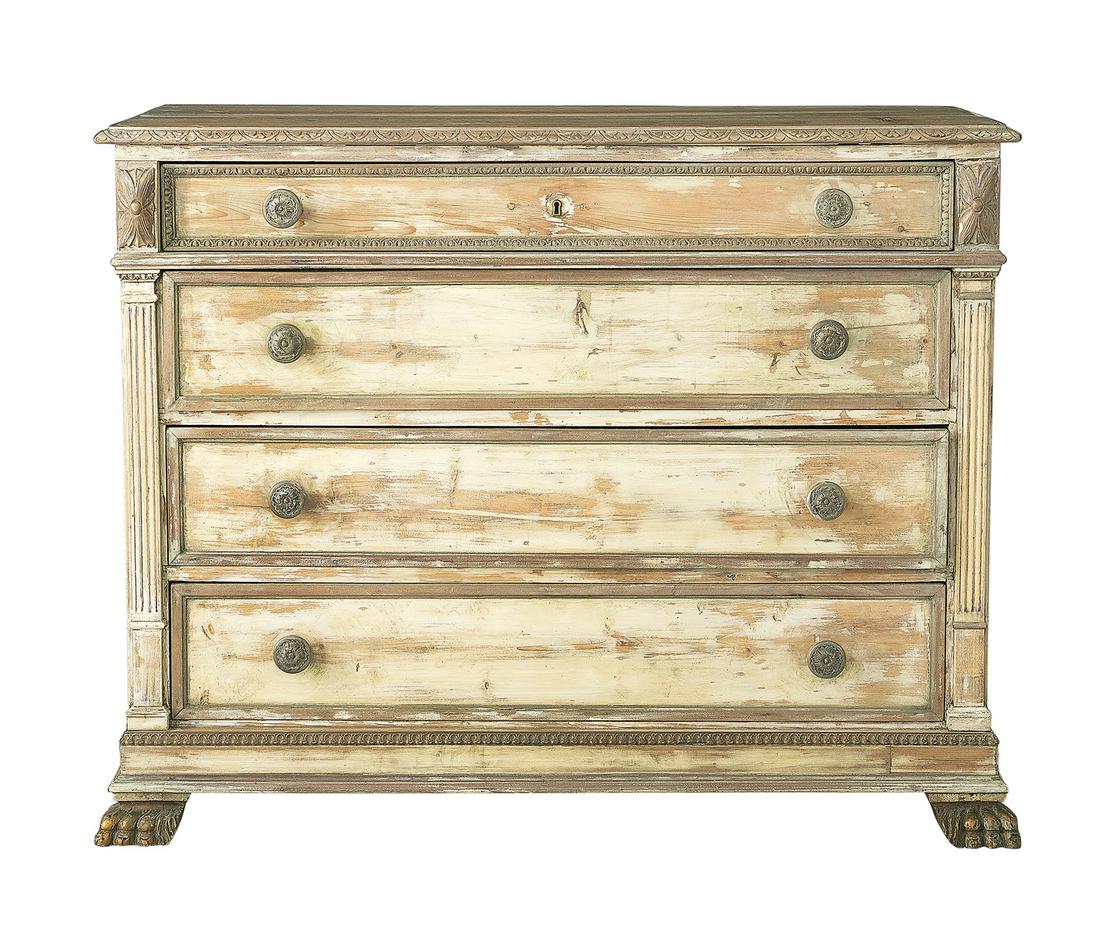 Continental Neoclassical Pine Commode (1 of 3)