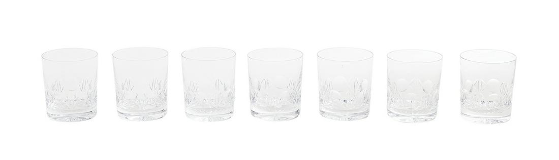 Seven Tiffany-Retailed Old-Fashioned Glasses (1 of 1)