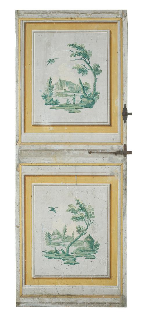Continental Door with Painted Decoration (1 of 2)