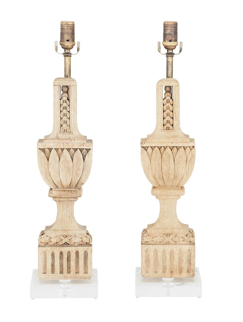 Pair of Carved Oak Architectural Fragments (1 of 2)