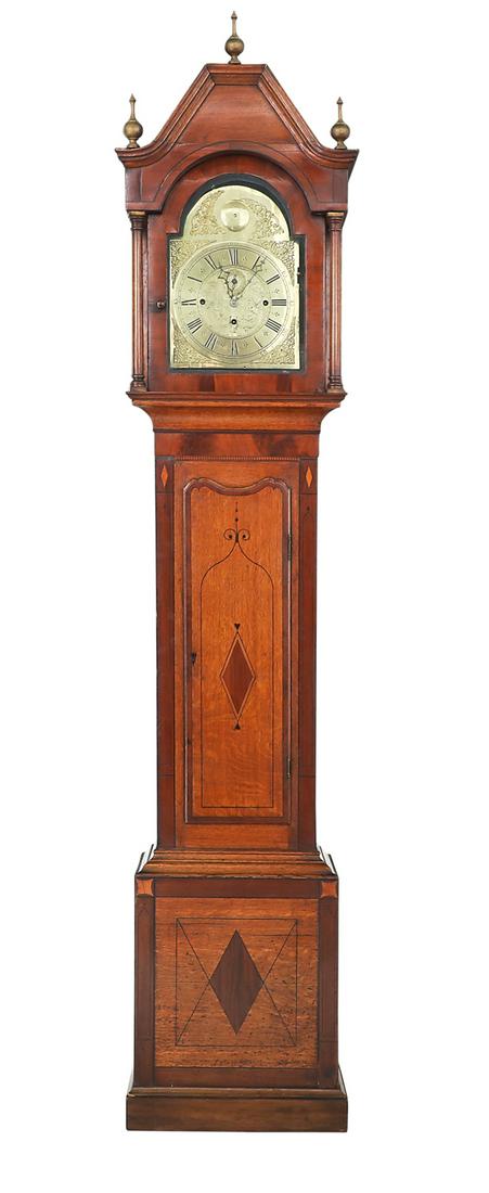 George III Quarter Chiming Tall Case Clock (1 of 5)