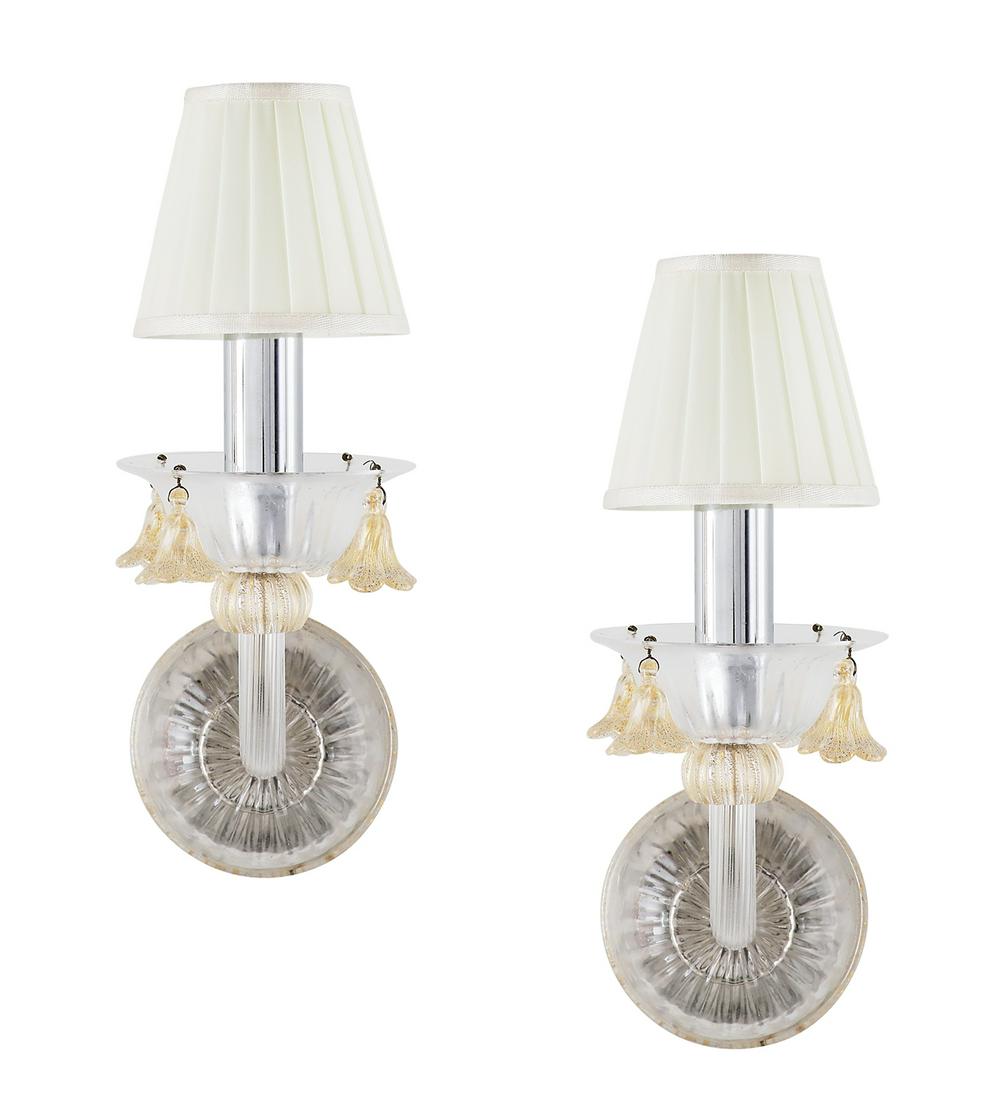 Pair of Andromeda, International, Murano Sconces (1 of 4)