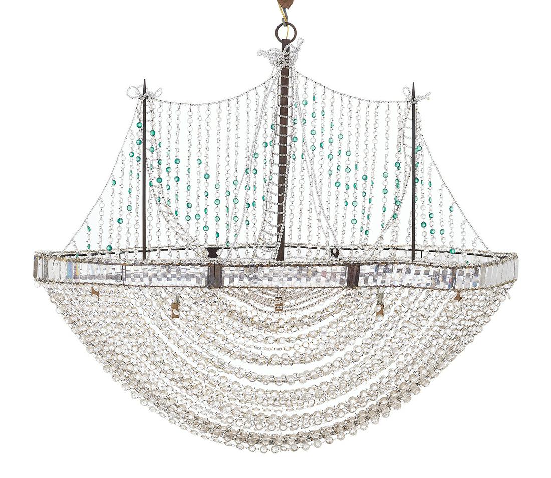 French Chandelier in the Form of a Galleon (1 of 1)