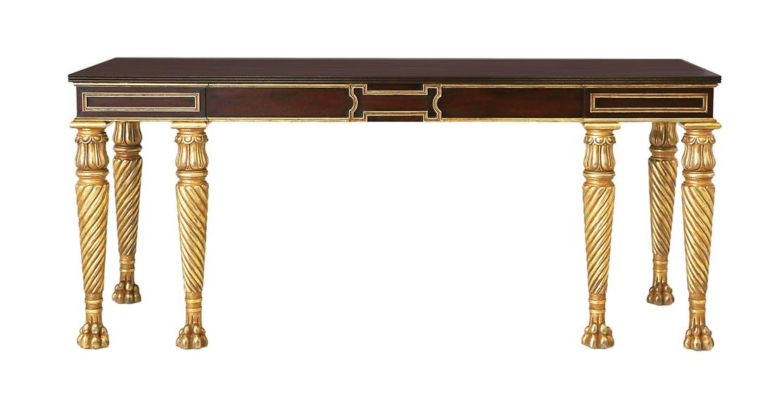 Baltic Neoclassical-Style Parcel-Gilt Side Table (1 of 3)