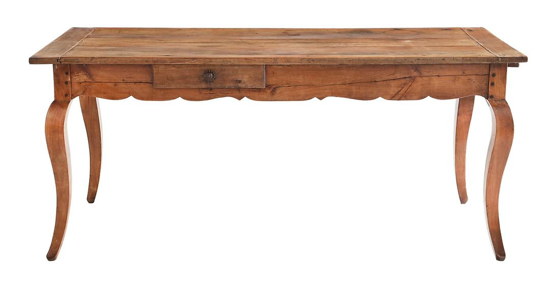 Provincial Louis XV-Style Farmhouse Table (1 of 2)