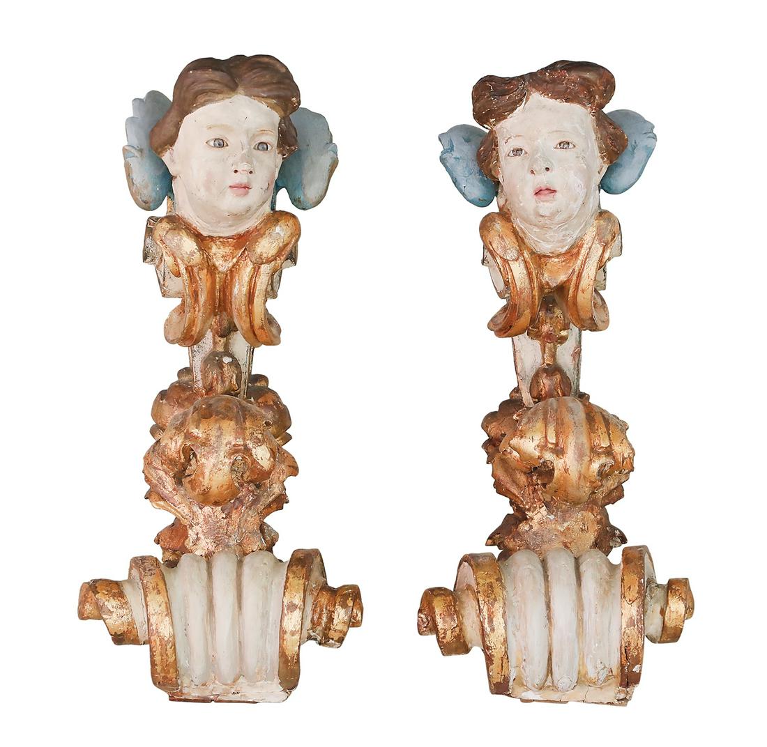 Pair of Italian Baroque Architectural Ornaments (1 of 3)