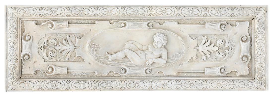Continental Painted Wood Architectural Panel (1 of 2)