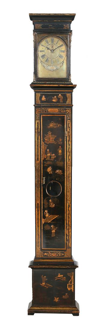 William and Mary Chinoiserie Tall Case Clock (1 of 5)