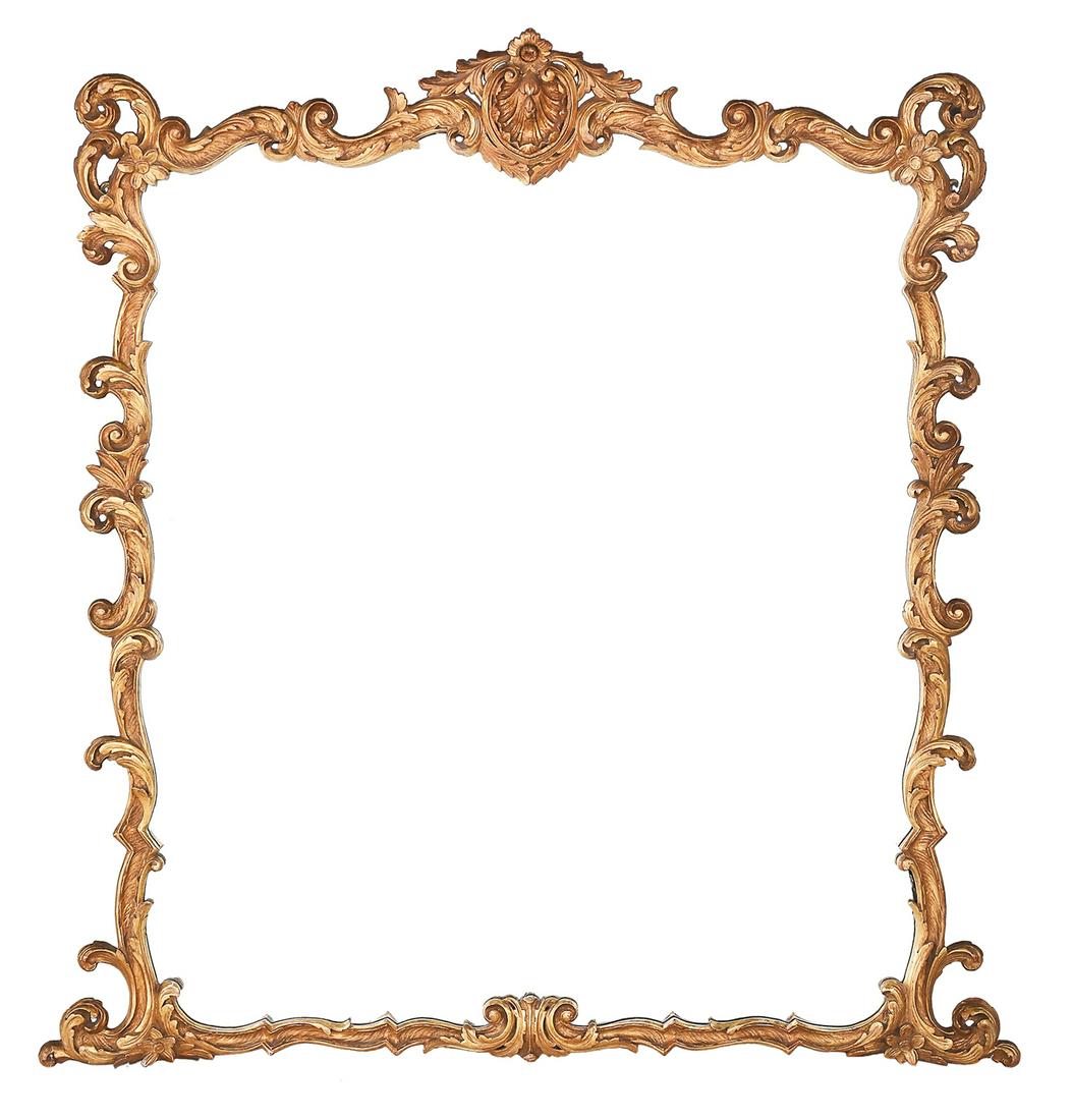 French Giltwood Mantel Mirror (1 of 2)