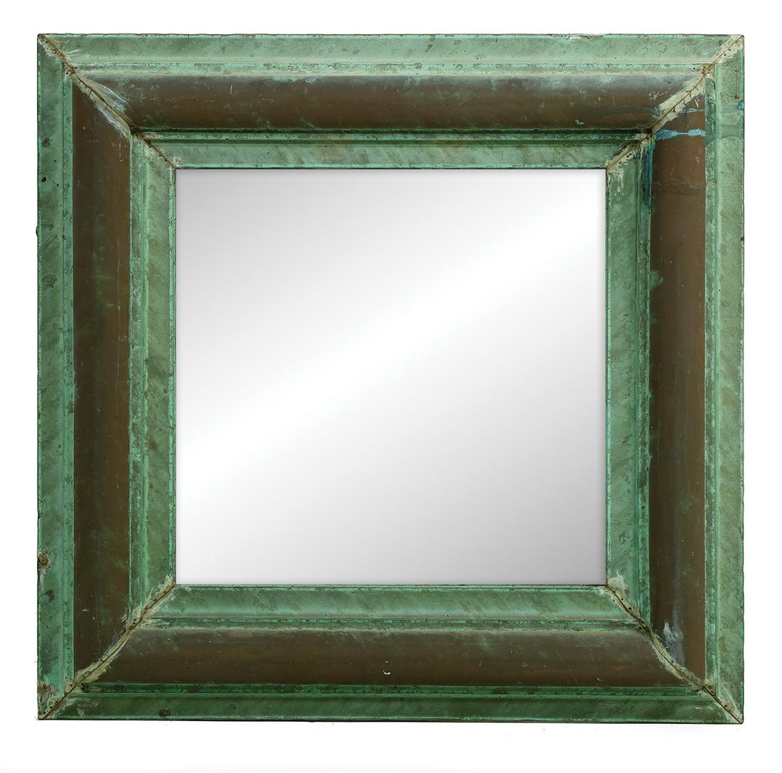 Copper Mirror in the Arts and Crafts Style (1 of 1)