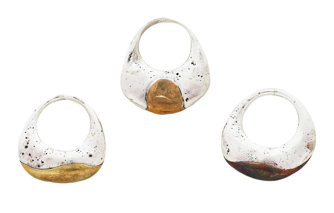 Three Unusual Handcrafter Rings (1 of 2)