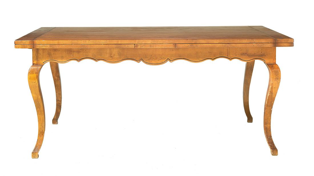 French Provincial-Style Maple Refectory Table (1 of 4)