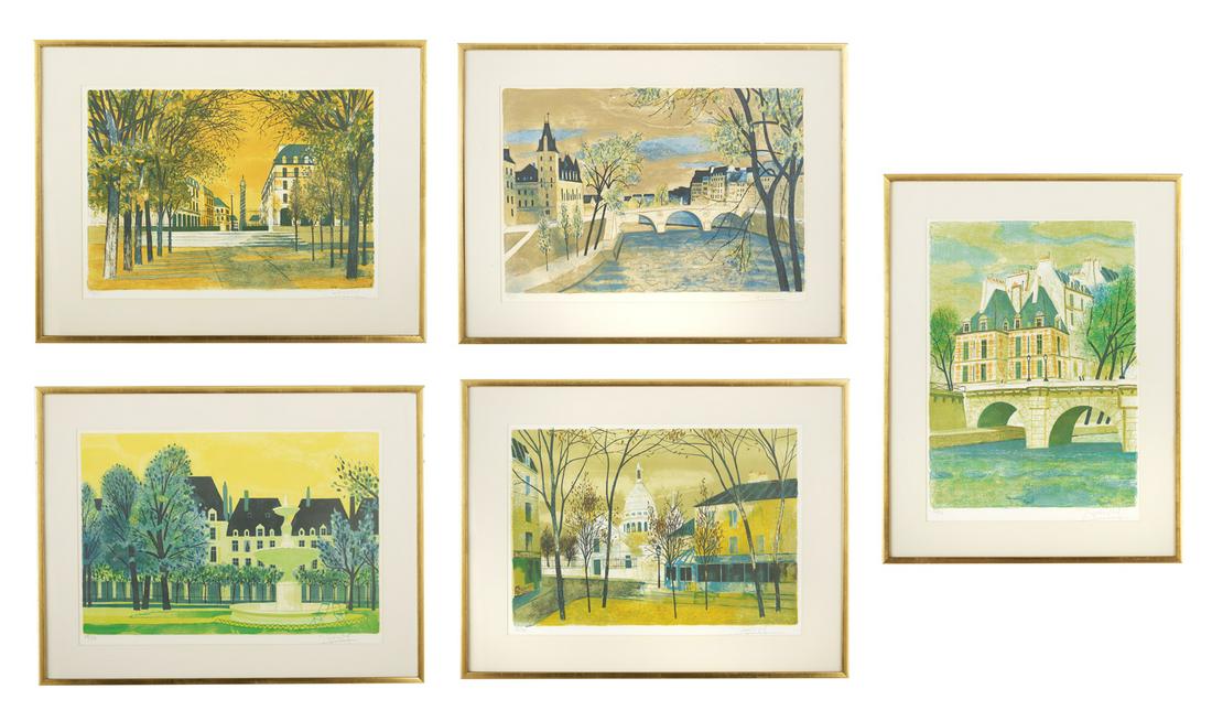 Yves Ganne, (French, b. 1931) (1 of 12)