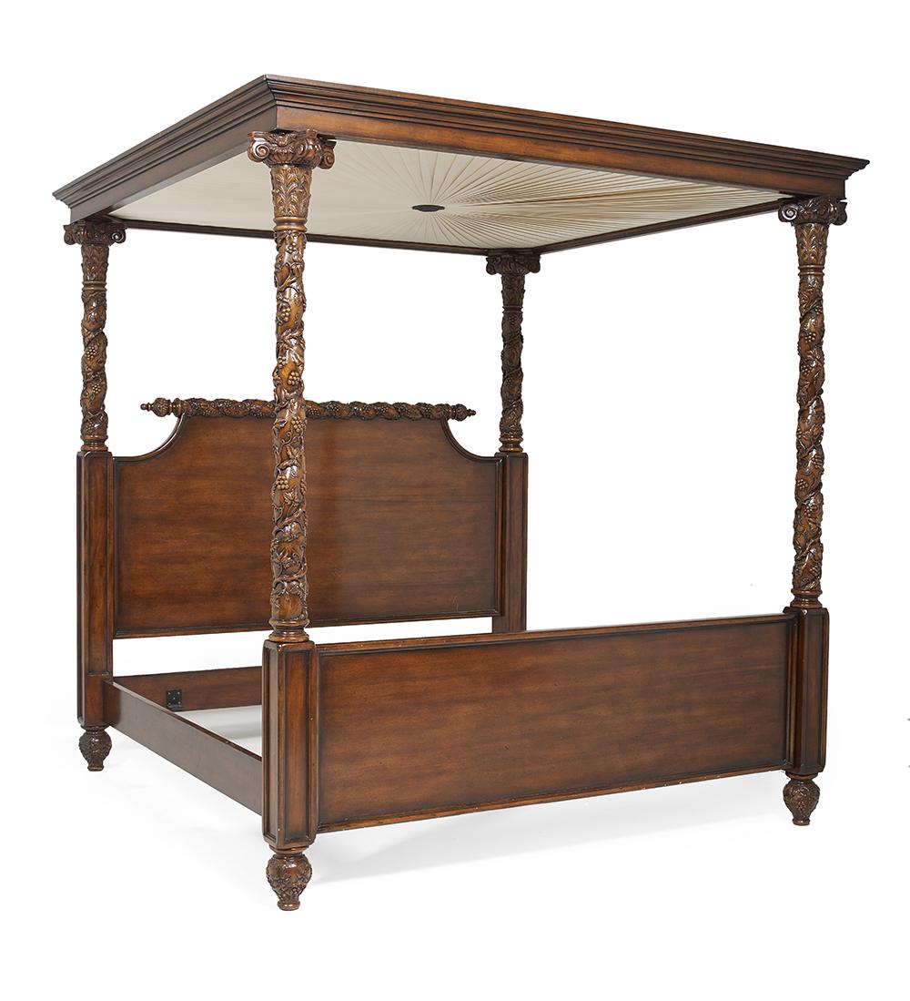 Mahogany Tester Bed of Late Classical Inspiration (1 of 1)