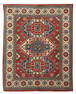 Uzbek Triple Medallion Kazak Carpet