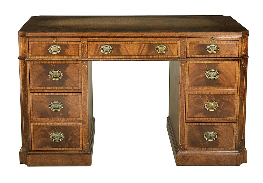 Edwardian Mahogany Desk (1 of 2)