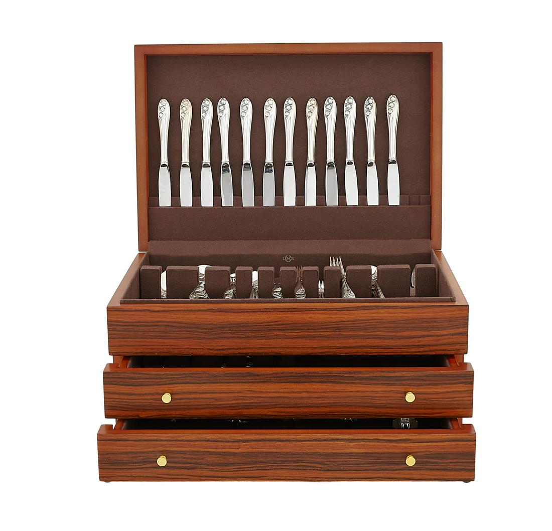 Gorham "Lily of Valley" Silver Flatware Set (1 of 6)