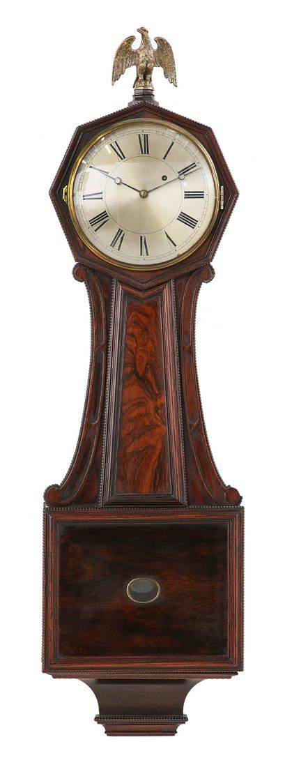 Rosewood-Veneered Banjo Clock (1 of 2)