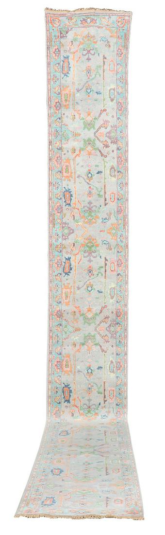 Turkish Angora Oushak Runner (1 of 1)