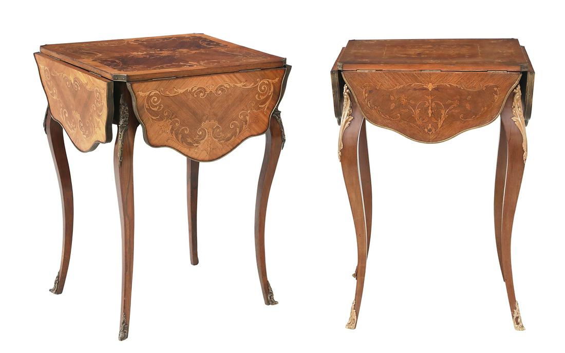 Near Pair of Louis XV-Style Occasional Tables (1 of 4)