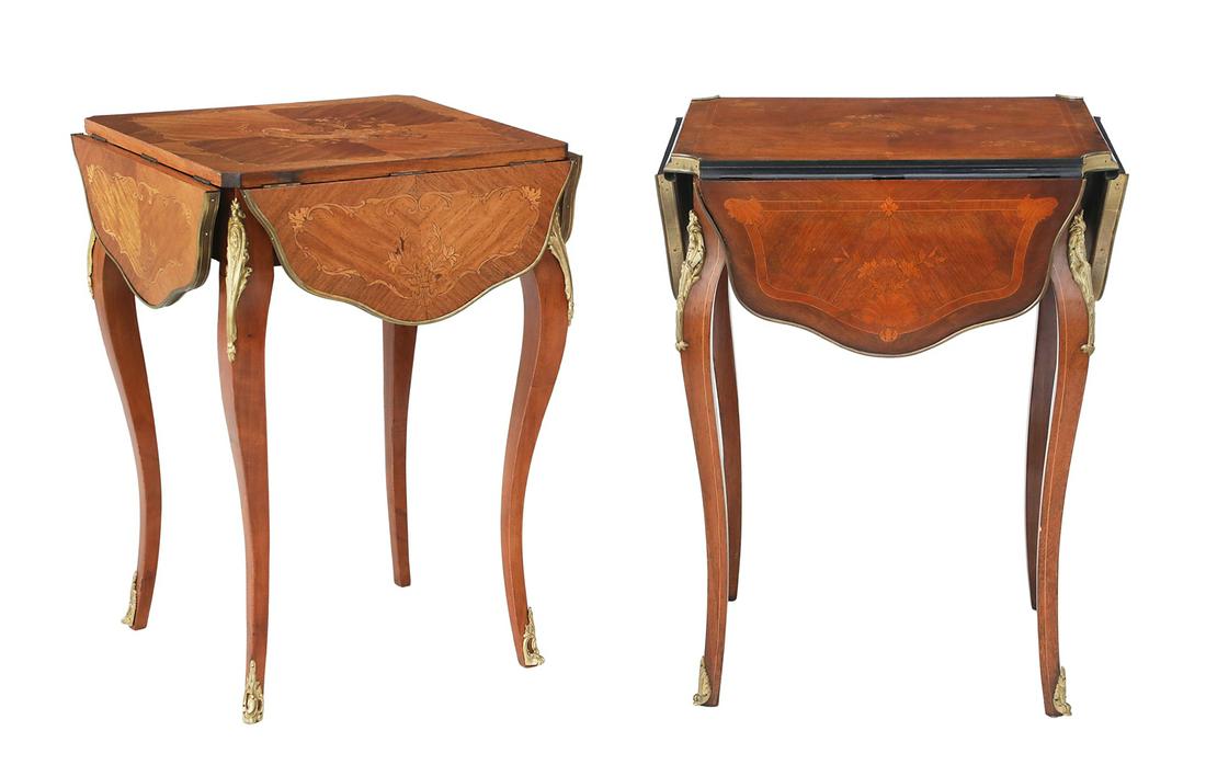 Near Pair of Louis XV-Style Occasional Tables (1 of 4)