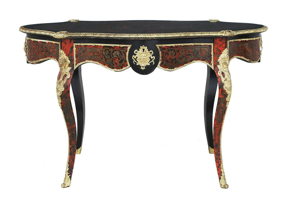 Napoleon III Ebonized and Boulle Center Table (1 of 4)