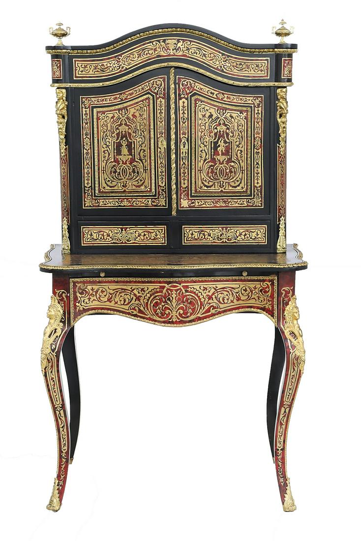 Napoleon III Ebonized and Boulle Secretaire (1 of 4)